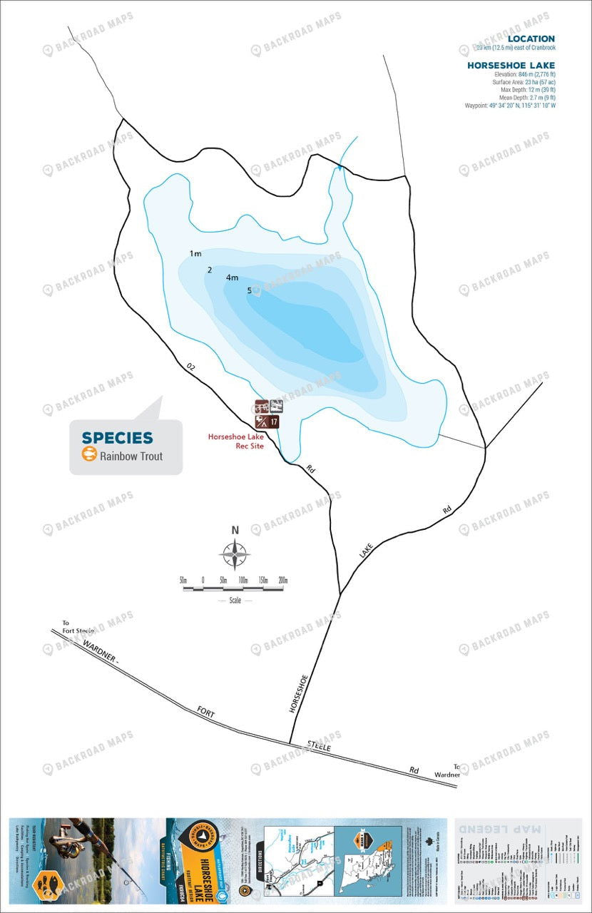 FKRBC64 Horseshoe Lake - Backroad Maps