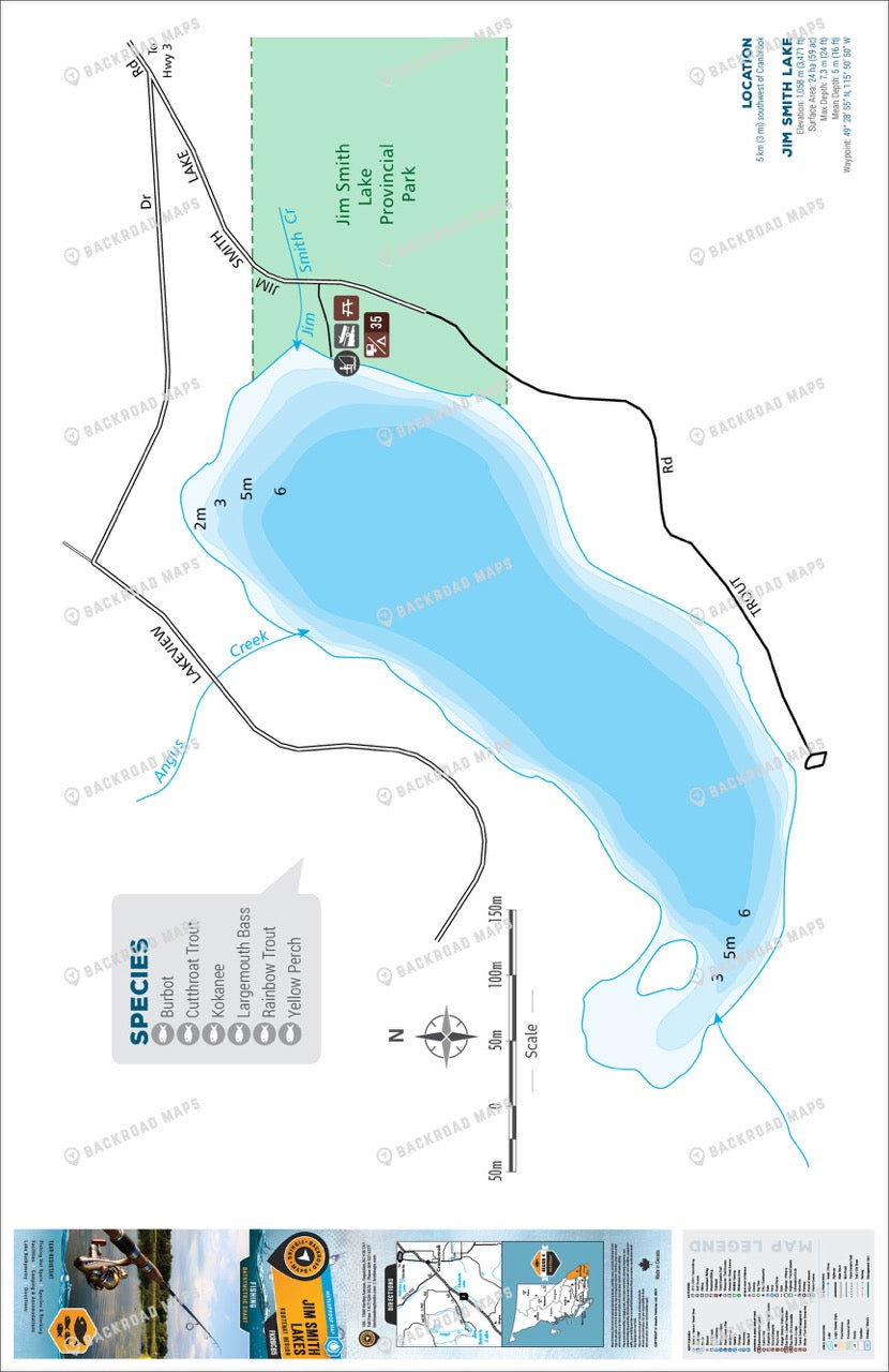 FKRBC65 Jim Smith Lake - Backroad Maps