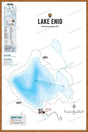 FKRBC72 Lake Enid - Wall Map - Backroad Maps