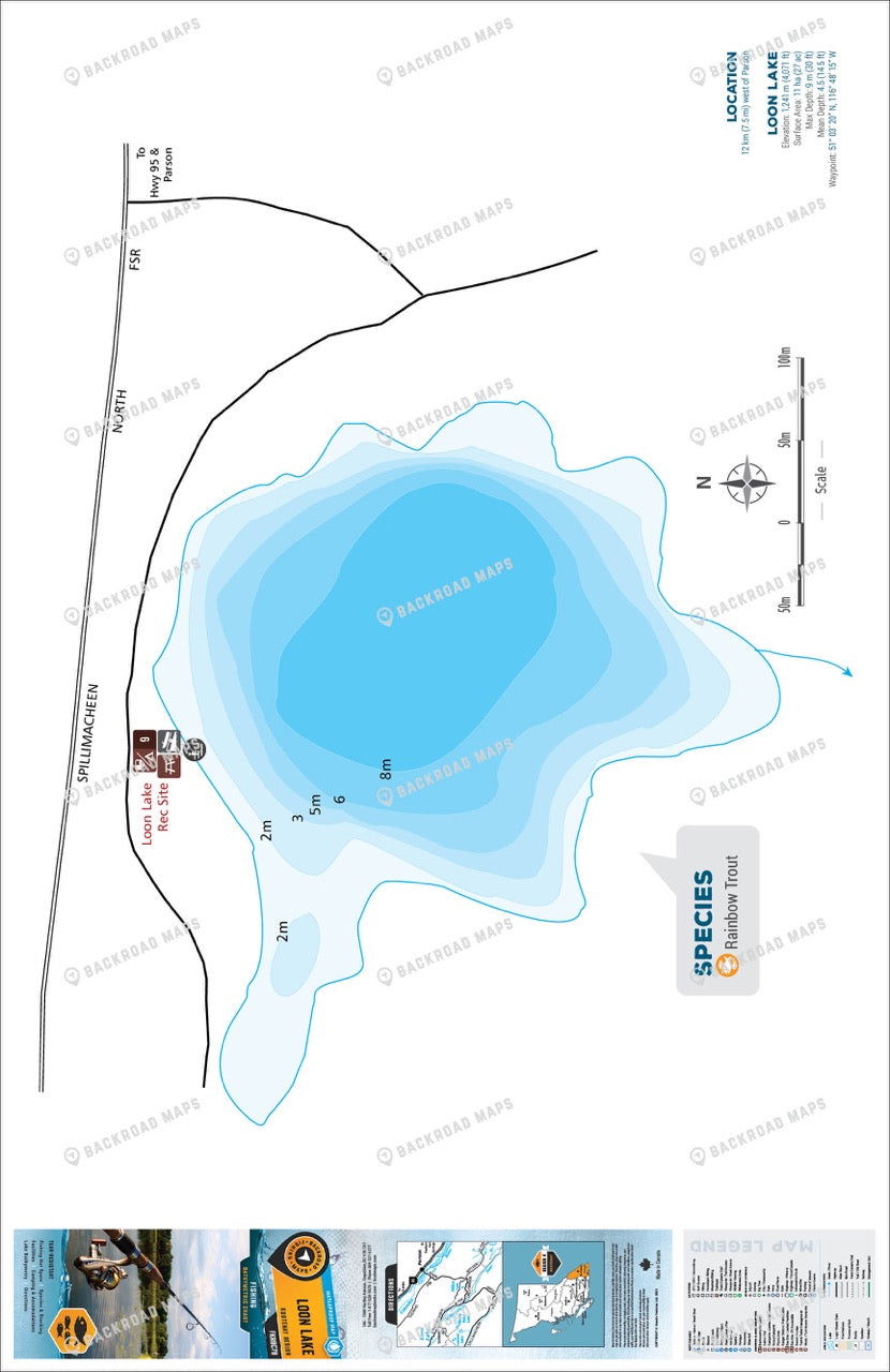 FKRBC79 Loon Lake - Golden - Backroad Maps