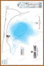 FKRBC79 Loon Lake - Golden - Wall Map - Backroad Maps