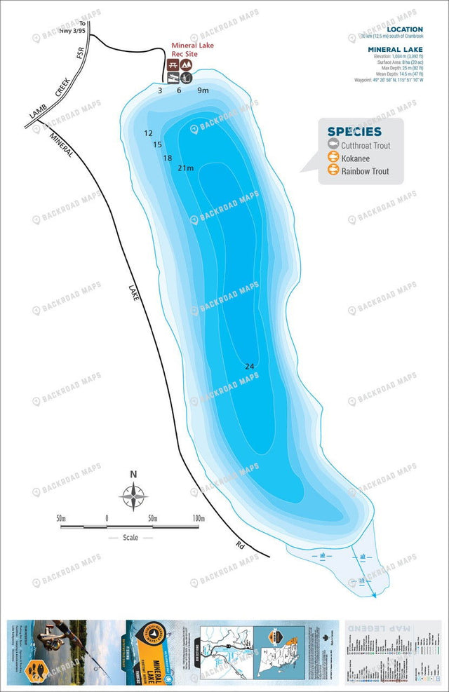 FKRBC82 Mineral Lake - Backroad Maps