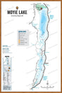 FKRBC85 Moyie Lake - Wall Map - Backroad Maps