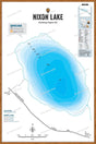 FKRBC88 Nixon Lake - Wall Map - Backroad Maps