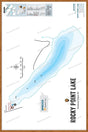 FKRBC93 Rocky Point Lake - Wall Map - Backroad Maps