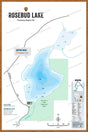 FKRBC94 Rosebud Lake - Wall Map - Backroad Maps