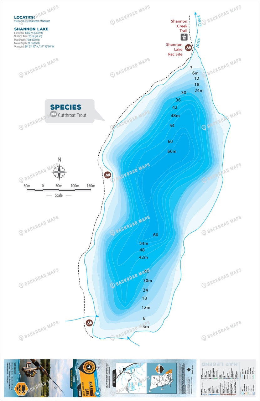 FKRBC95 Shannon Lake - Backroad Maps