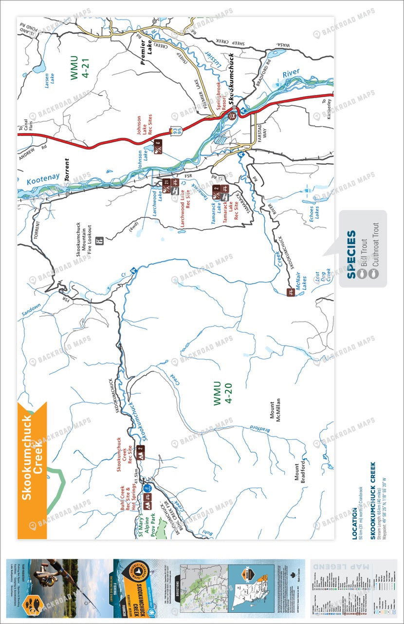FKRBC96 Skookumchuck Creek - Backroad Maps