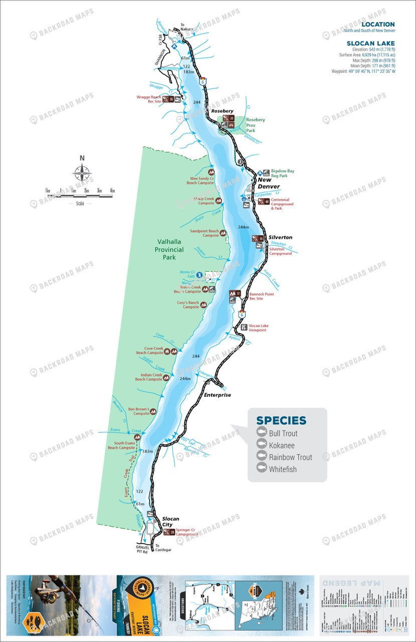 FKRBC97 Slocan Lake - Backroad Maps
