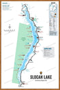 FKRBC97 Slocan Lake - Wall Map - Backroad Maps