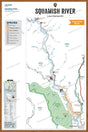 FLMBC100 Squamish River - Wall Map - Backroad Maps