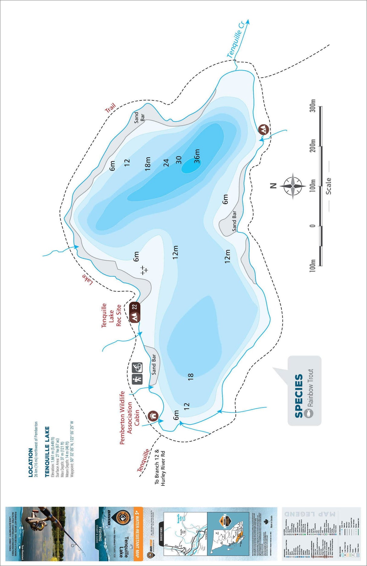 FLMBC108 Tenquille Lake - Backroad Maps