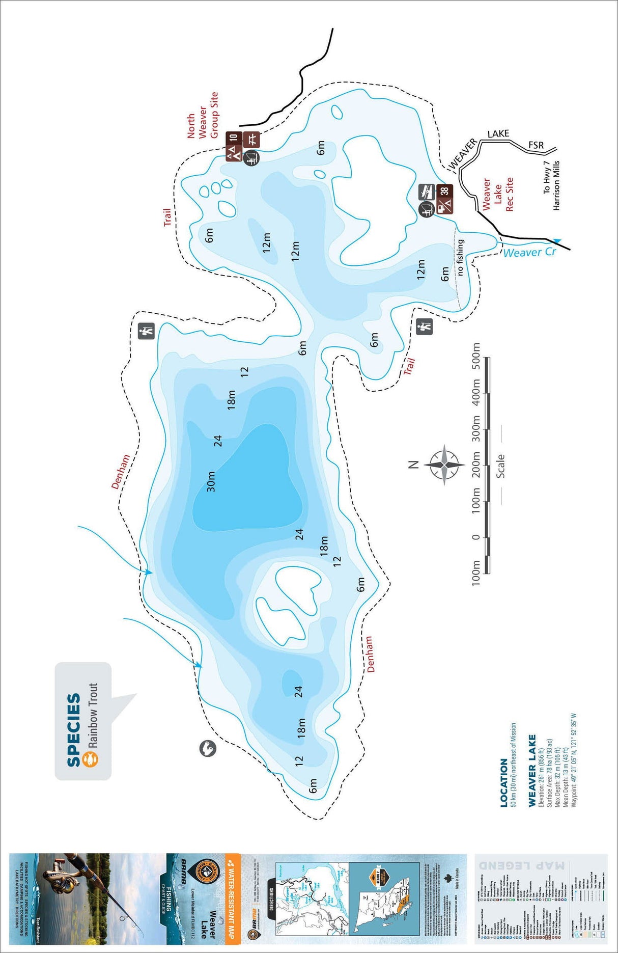 FLMBC112 Weaver Lake - Backroad Maps