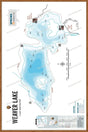 FLMBC112 Weaver Lake - Wall Map - Backroad Maps