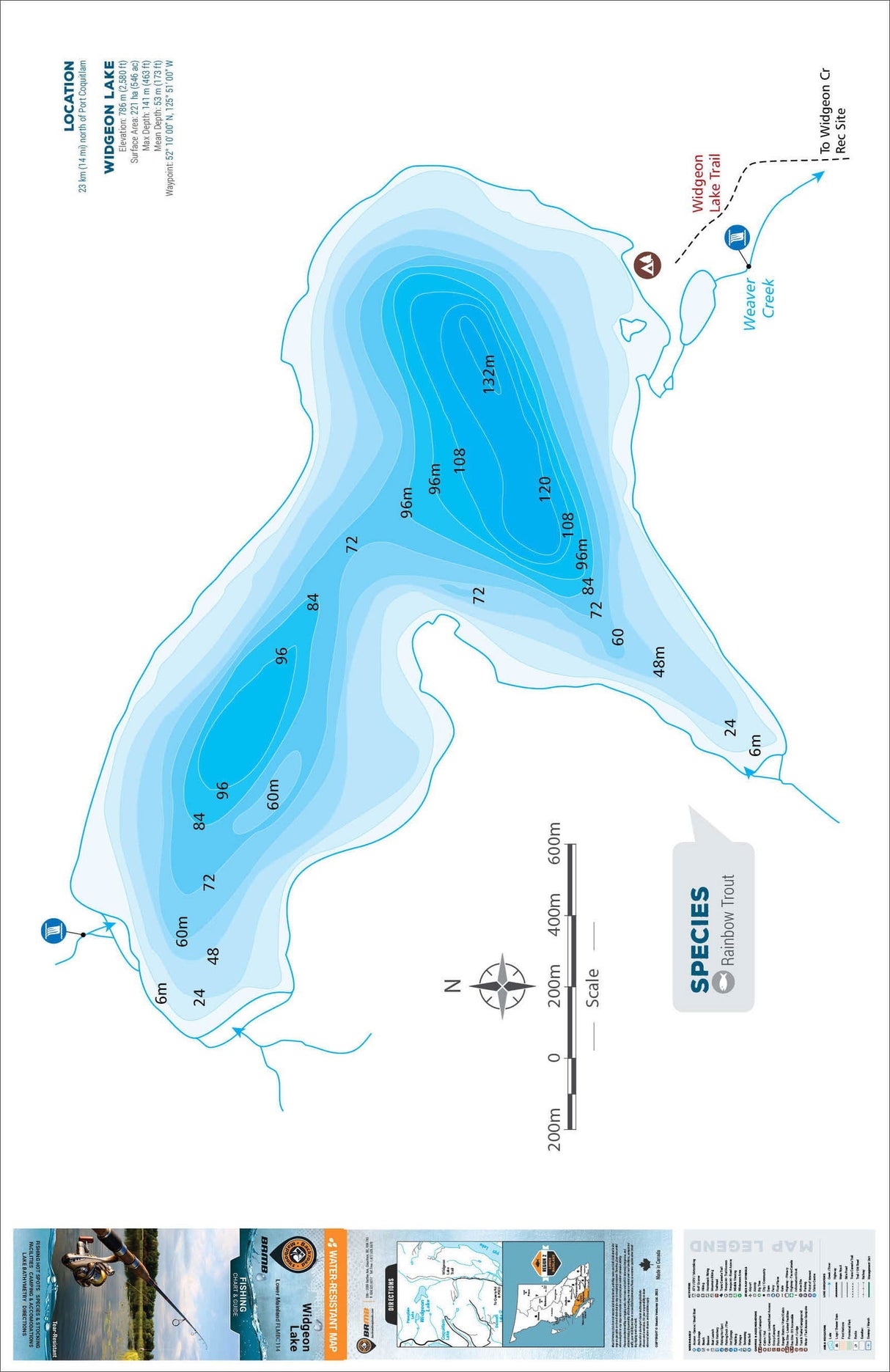 FLMBC114 Widgeon Lake - Backroad Maps