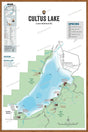 FLMBC42 Cultus Lake - Wall Map - Backroad Maps