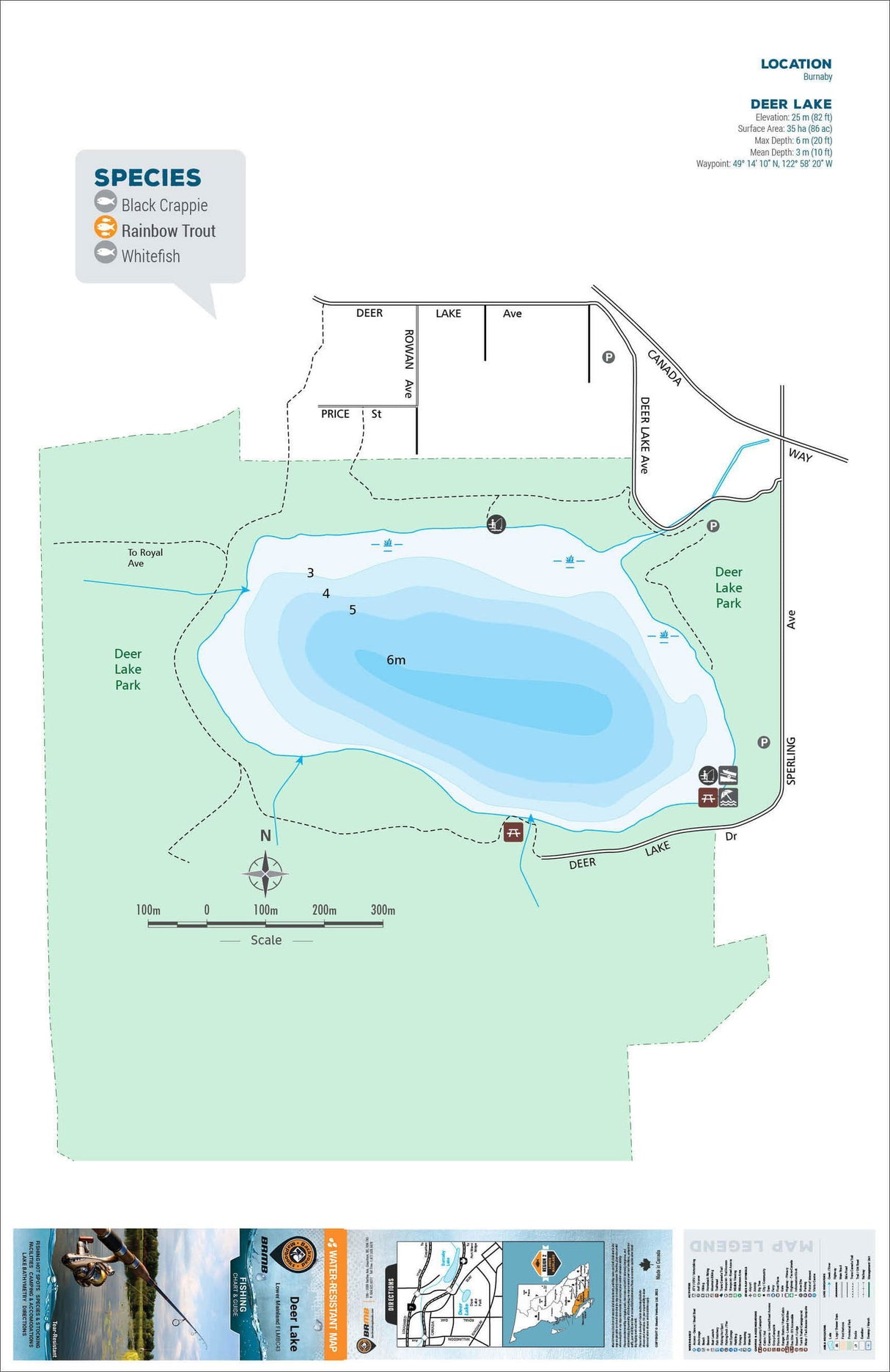 FLMBC43 Deer Lake - Burnaby Area - Backroad Maps