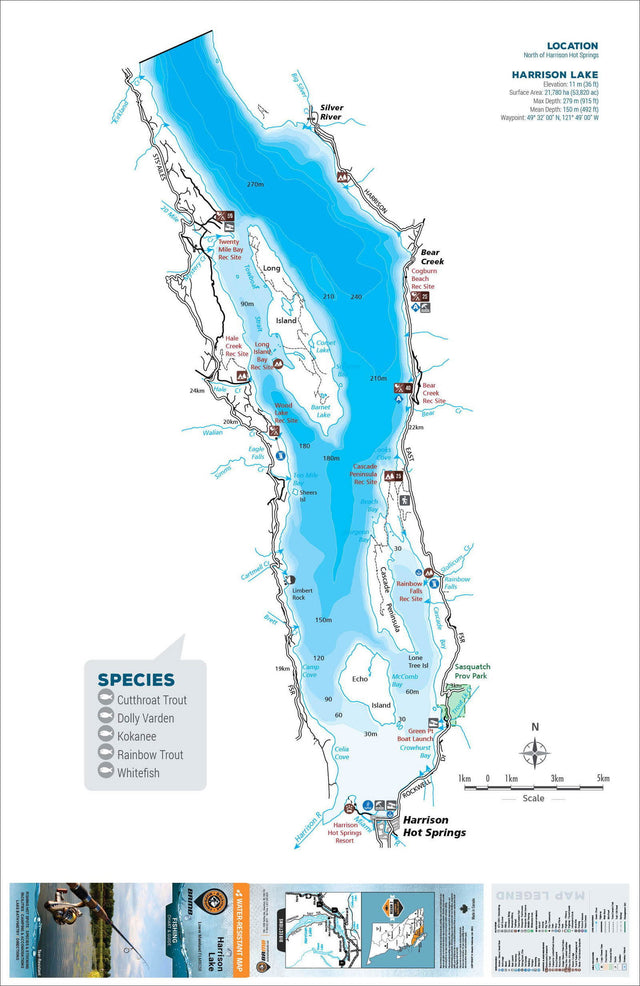 FLMBC58 Harrison Lake - Backroad Maps