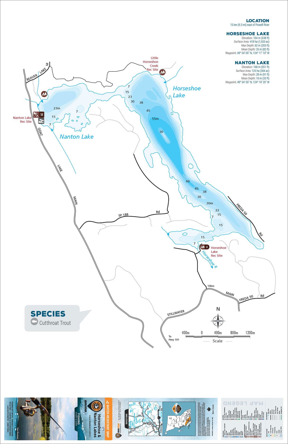 FLMBC61 Horseshoe & Nanton Lakes - Backroad Maps