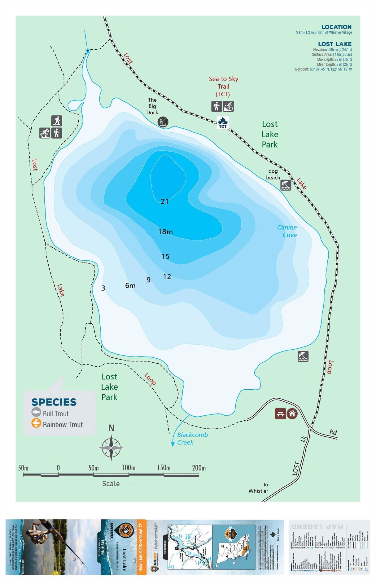 FLMBC77 Lost Lake - Whistler Area - Backroad Maps