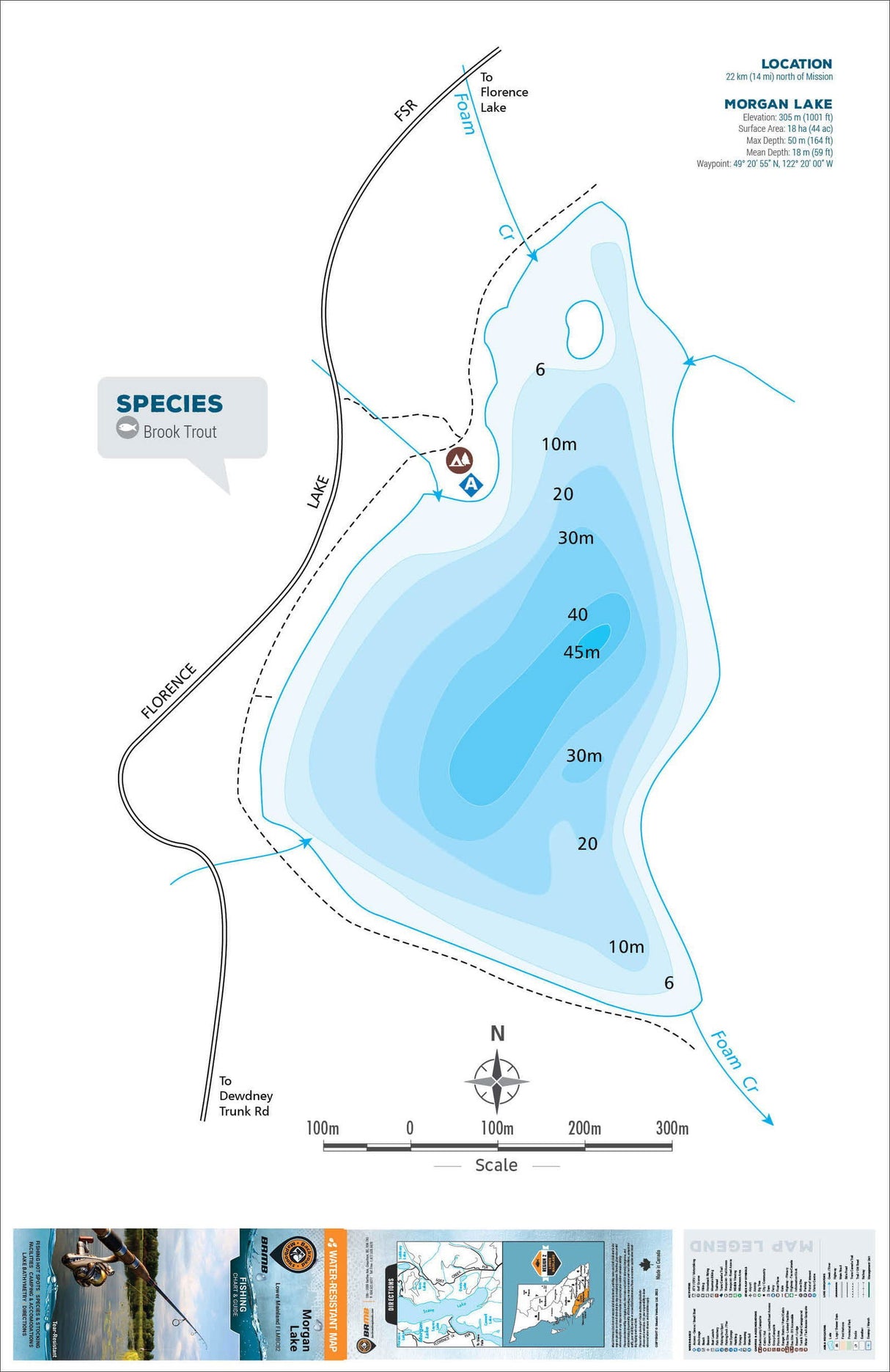 FLMBC82 Morgan Lake - Backroad Maps