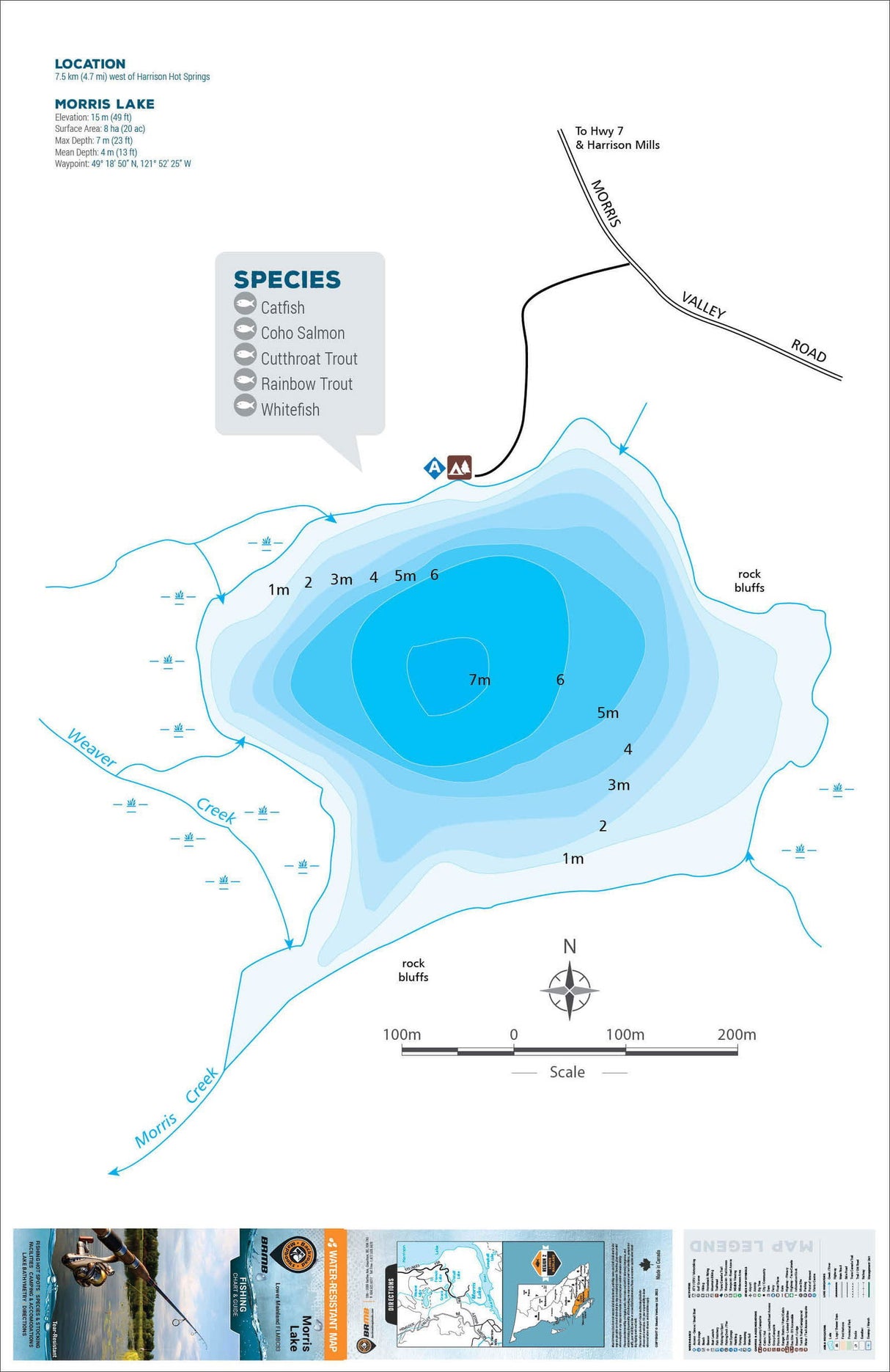 FLMBC83 Morris Lake - Backroad Maps