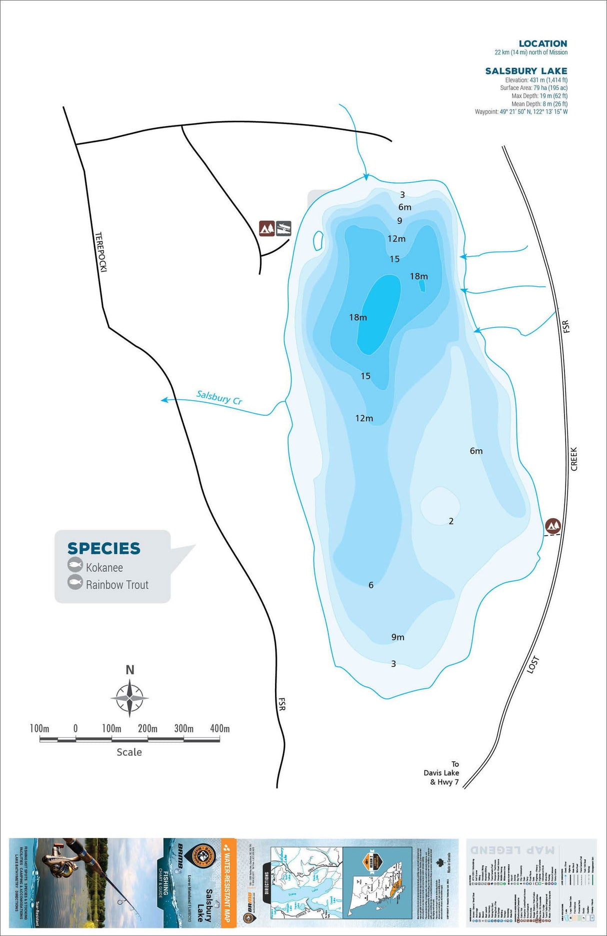 FLMBC93 Salsbury Lake - Backroad Maps