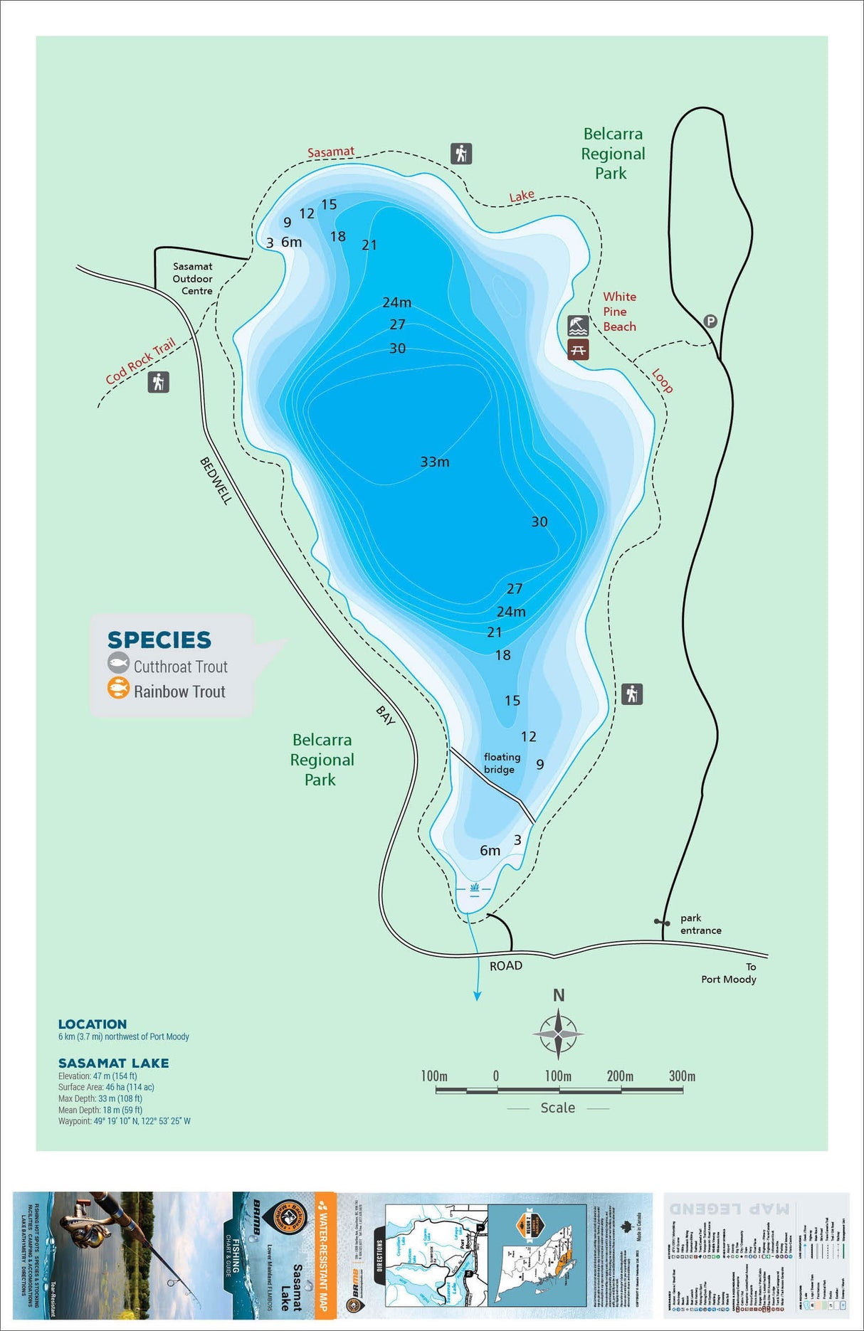 FLMBC95 Sasamat lake - Backroad Maps