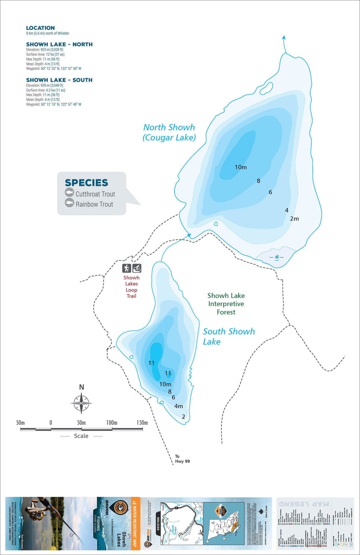 FLMBC97 Showh Lakes - Backroad Maps