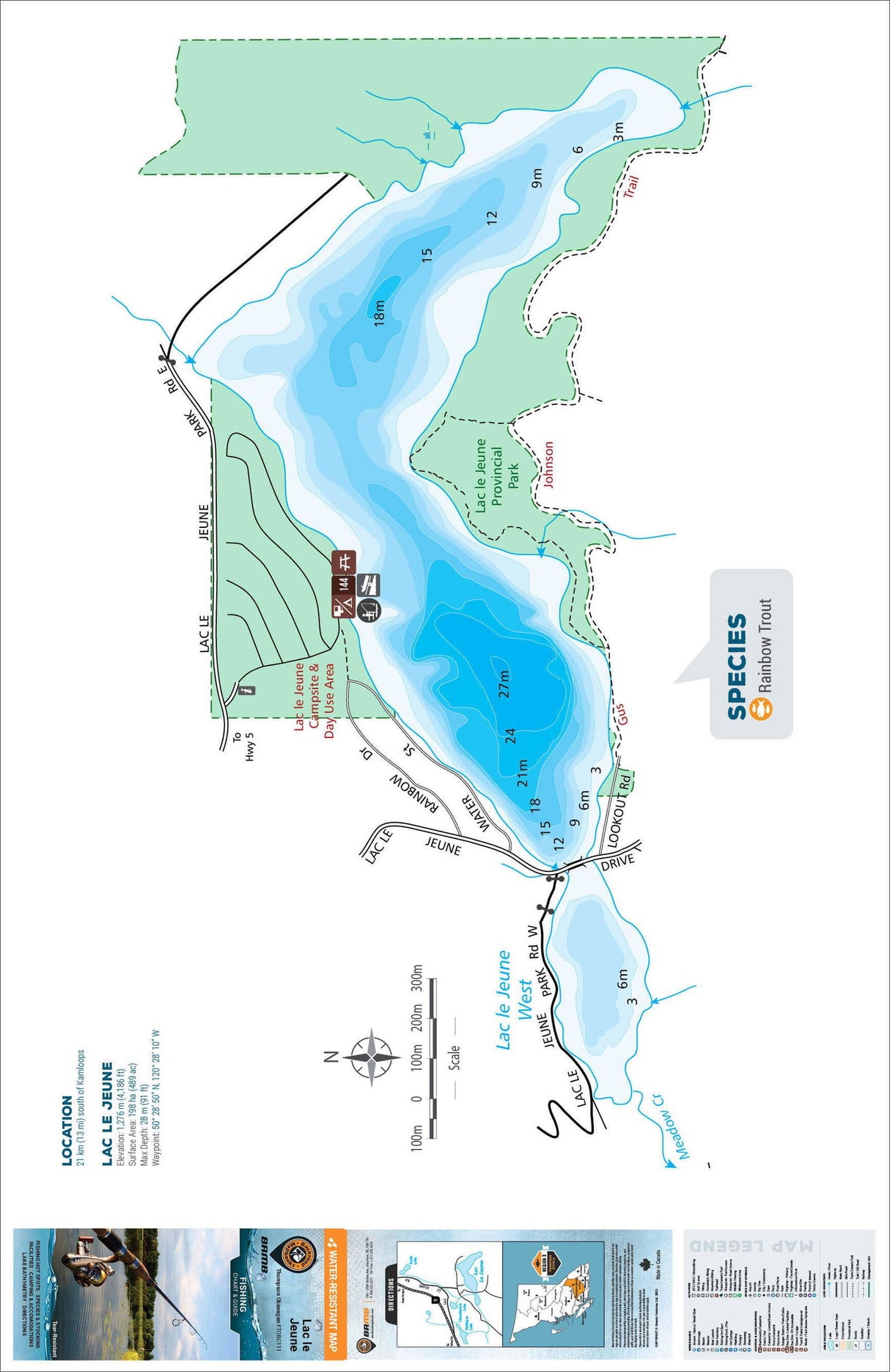 FTOBC111 Lac Des Roches - Backroad Maps