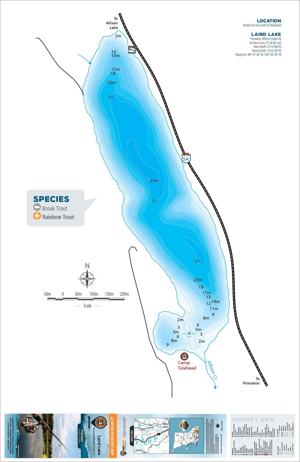 FTOBC113 Laird Lake - Backroad Maps