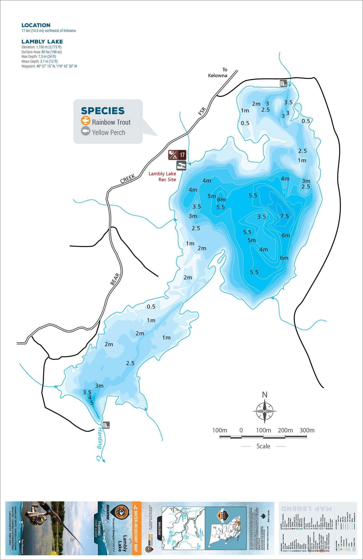FTOBC114 Lambly Lake - Backroad Maps