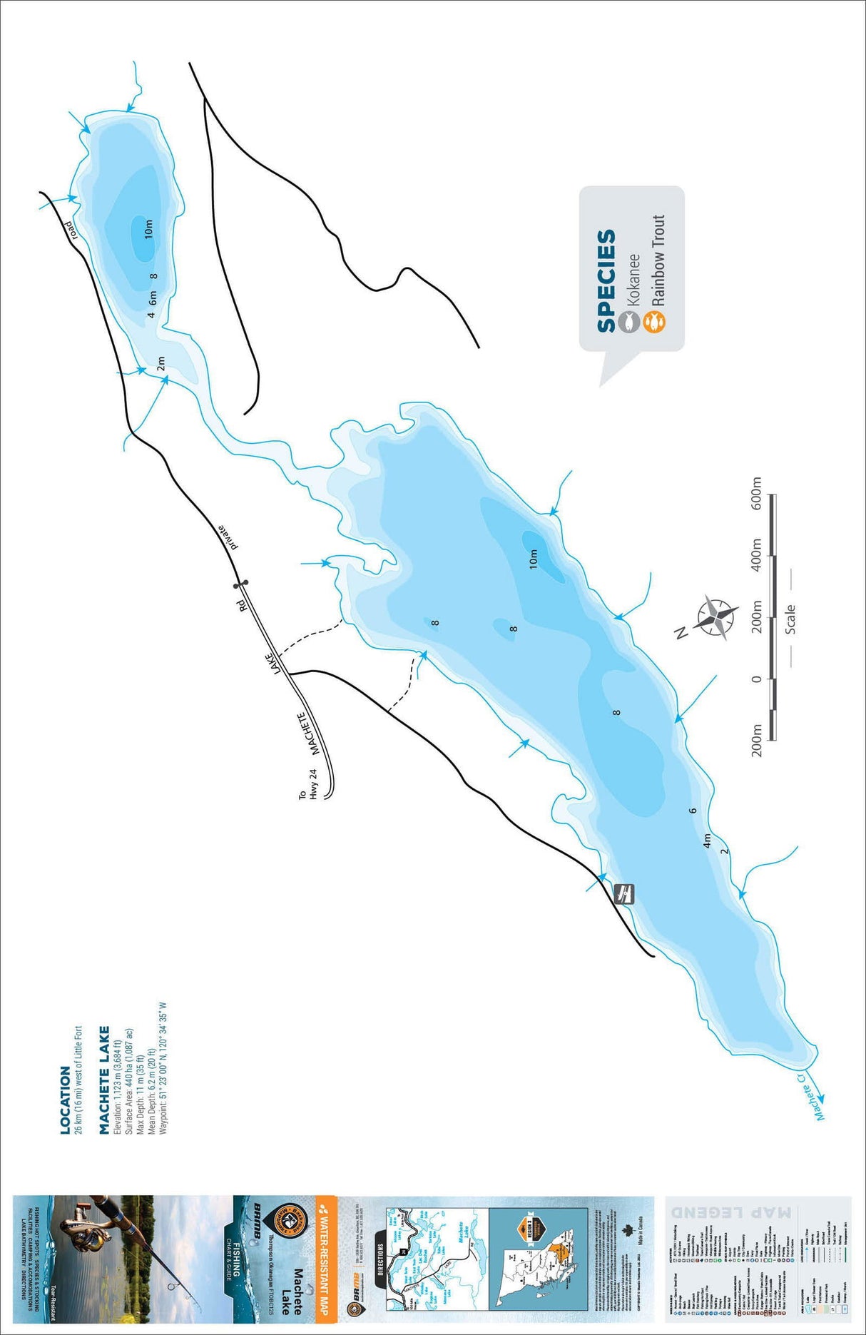 FTOBC125 Machete Lake - Backroad Maps