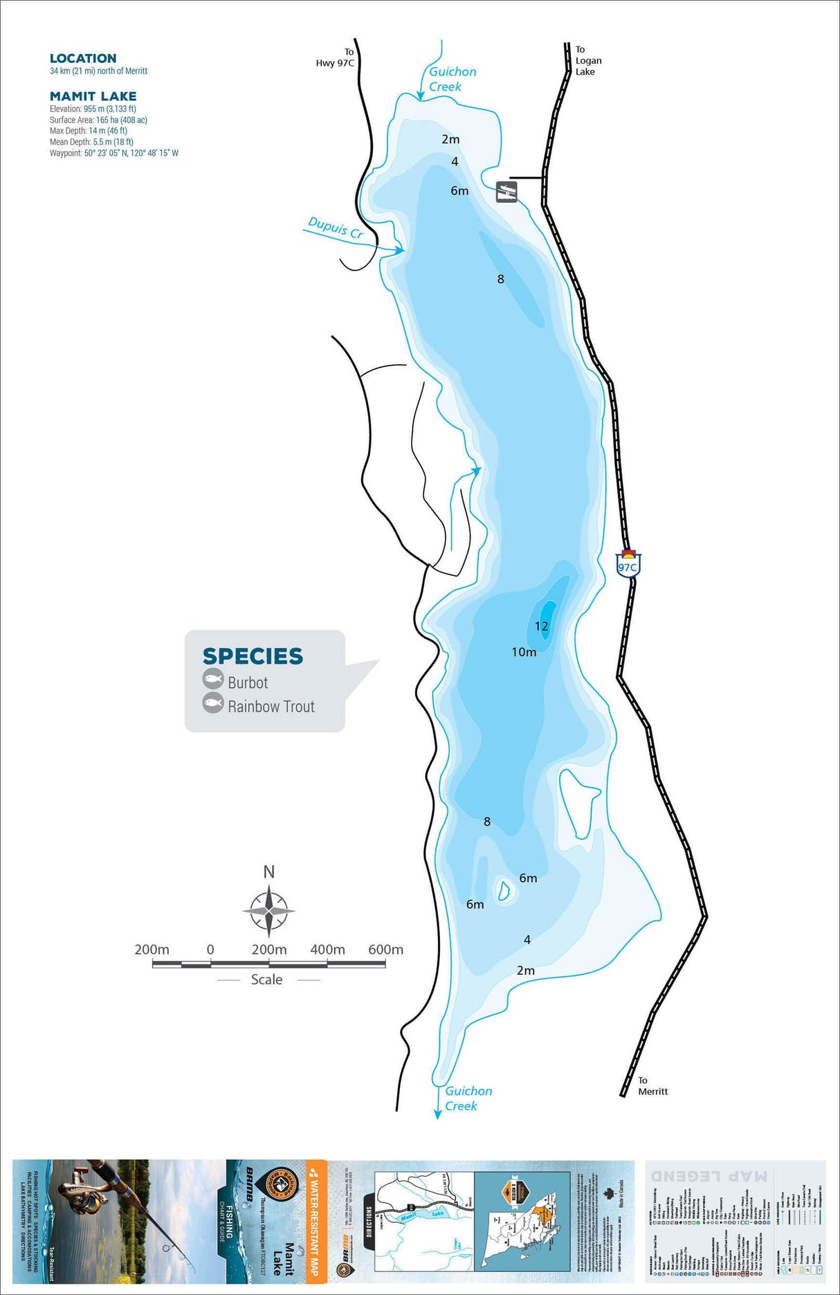 FTOBC127 Mamit Lake - Backroad Maps