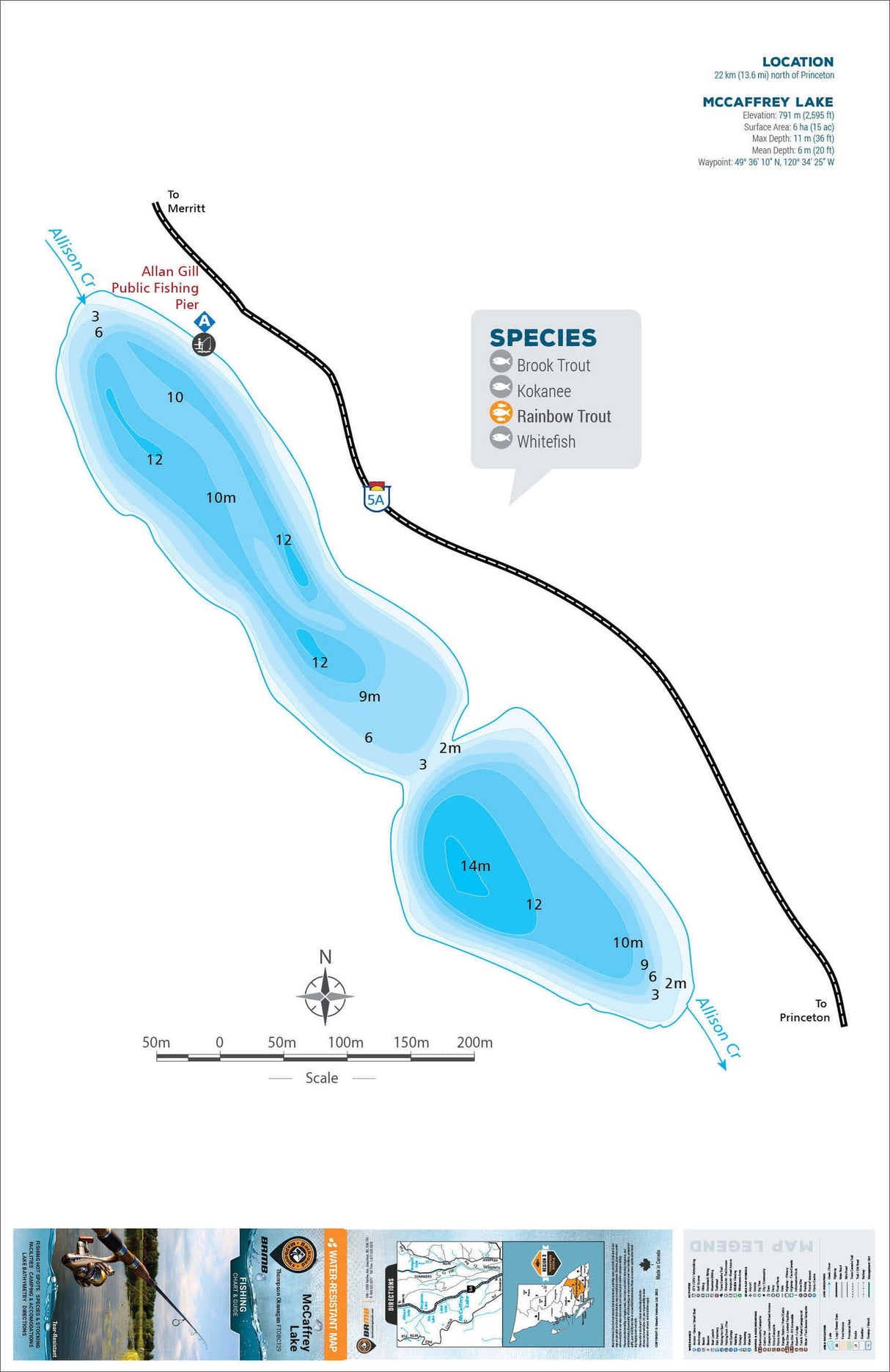 FTOBC129 McCaffrey Lake - Backroad Maps