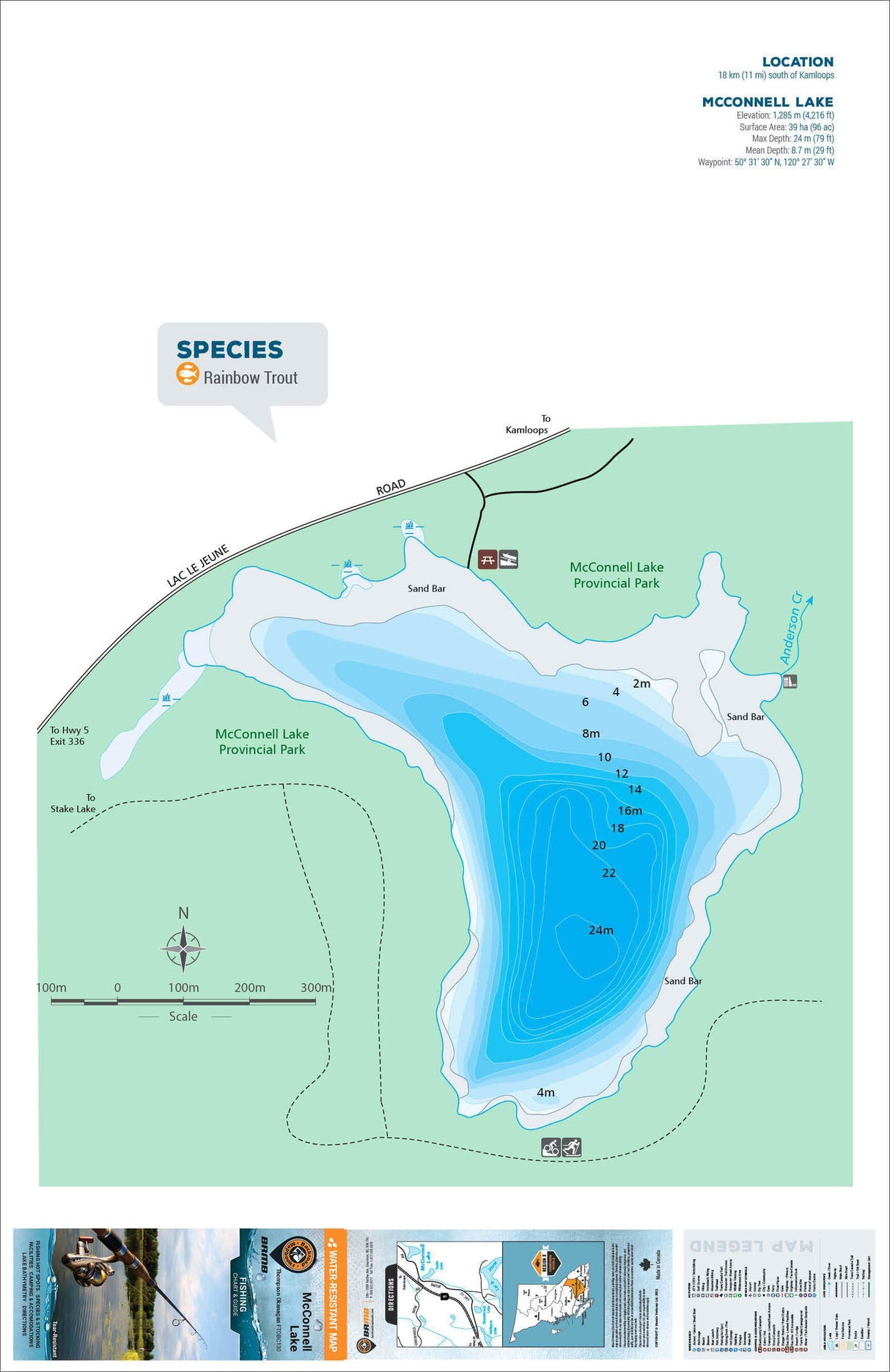 FTOBC130 McConnell Lake - Backroad Maps