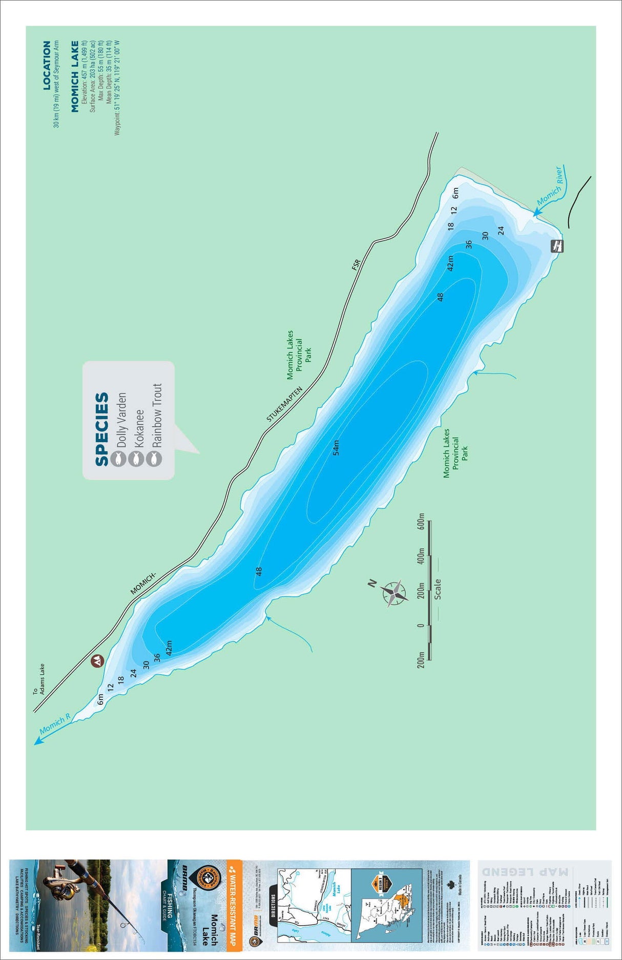 FTOBC134 Momich Lake - Backroad Maps