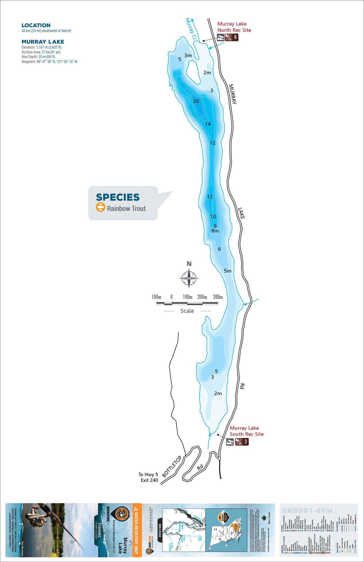 FTOBC137 Murray Lake - Backroad Maps
