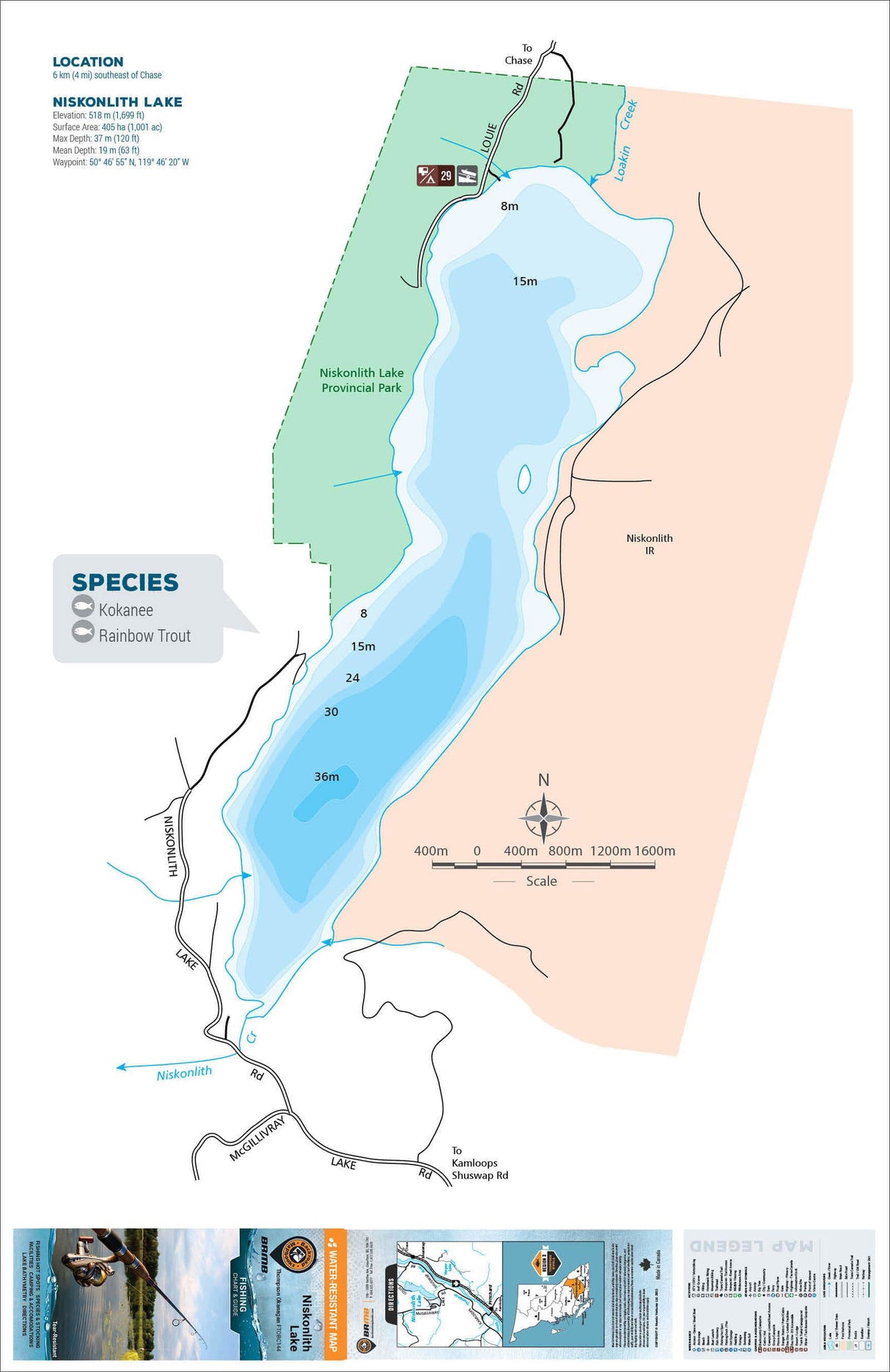 FTOBC144 Niskonlith Lake - Backroad Maps