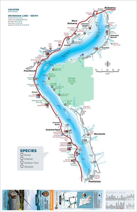 FTOBC147 Okanagan Lake South - Backroad Maps