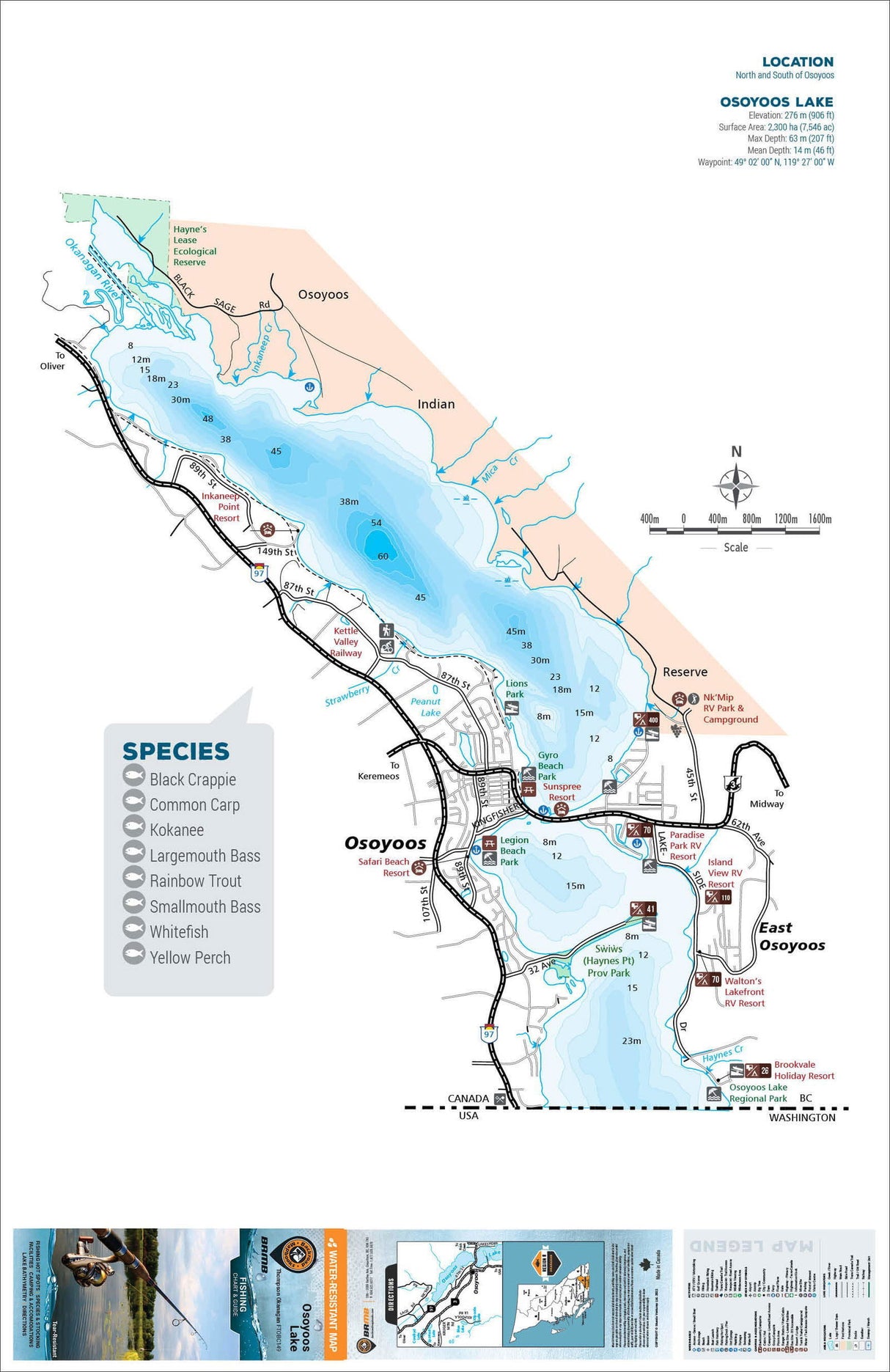 FTOBC149 Osoyoos Lake - Backroad Maps
