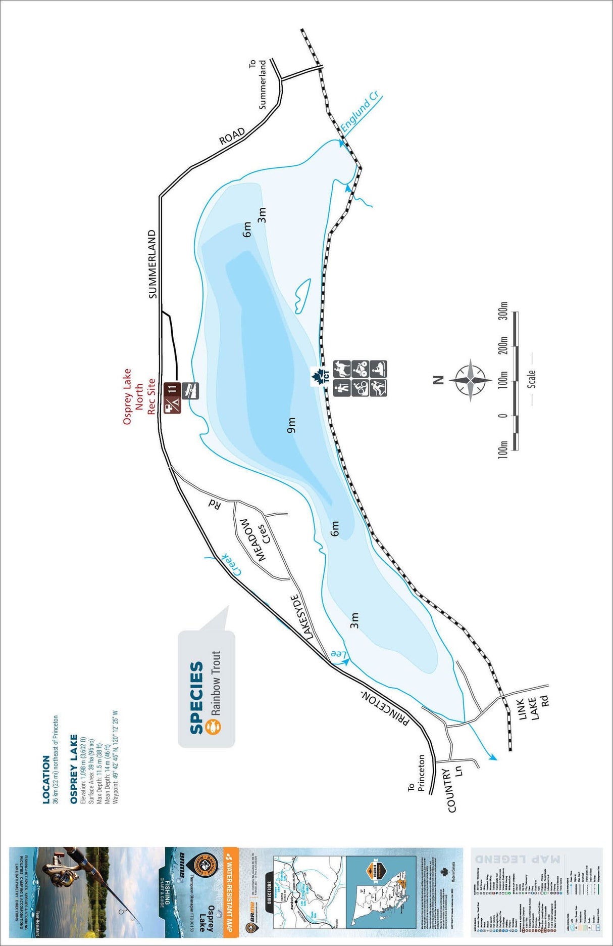 FTOBC150 Osprey Lake - Backroad Maps