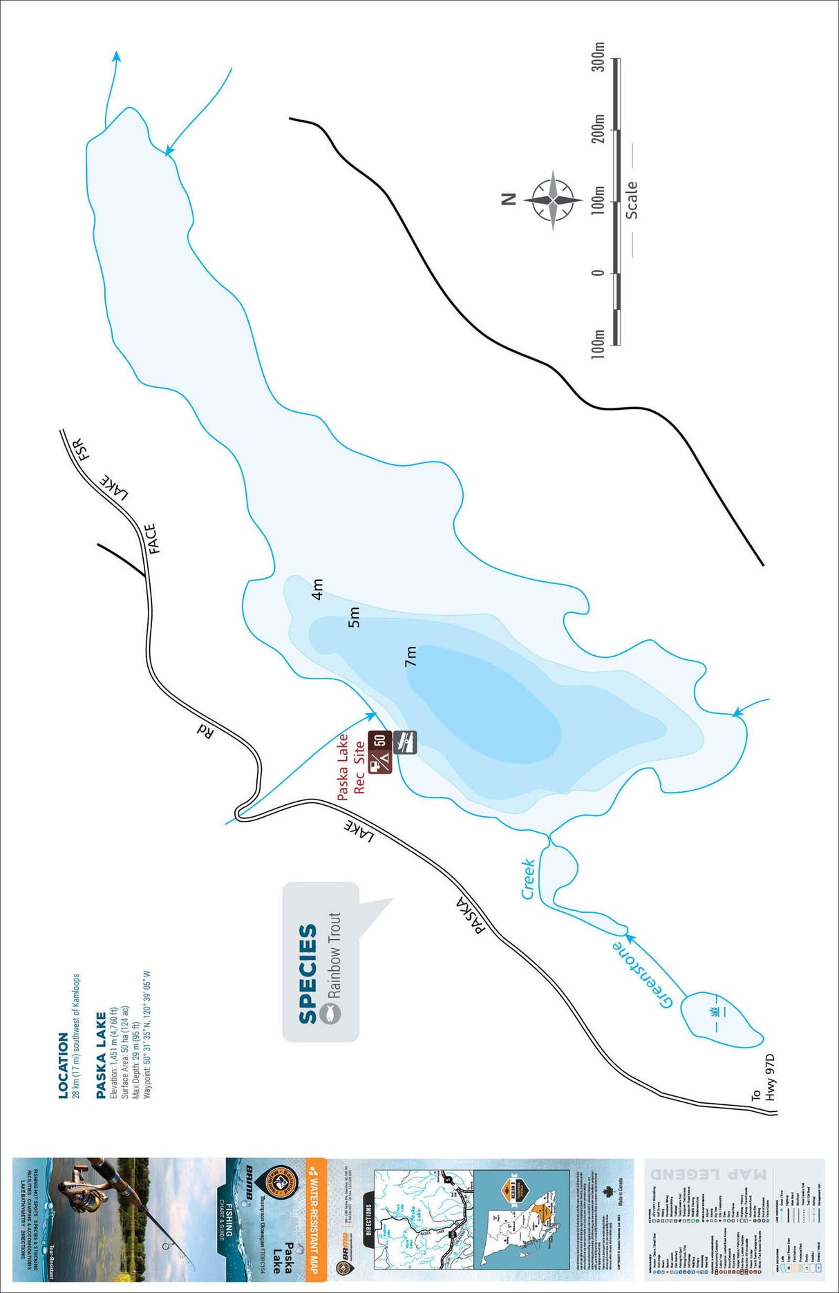 FTOBC154 Paska Lake - Backroad Maps