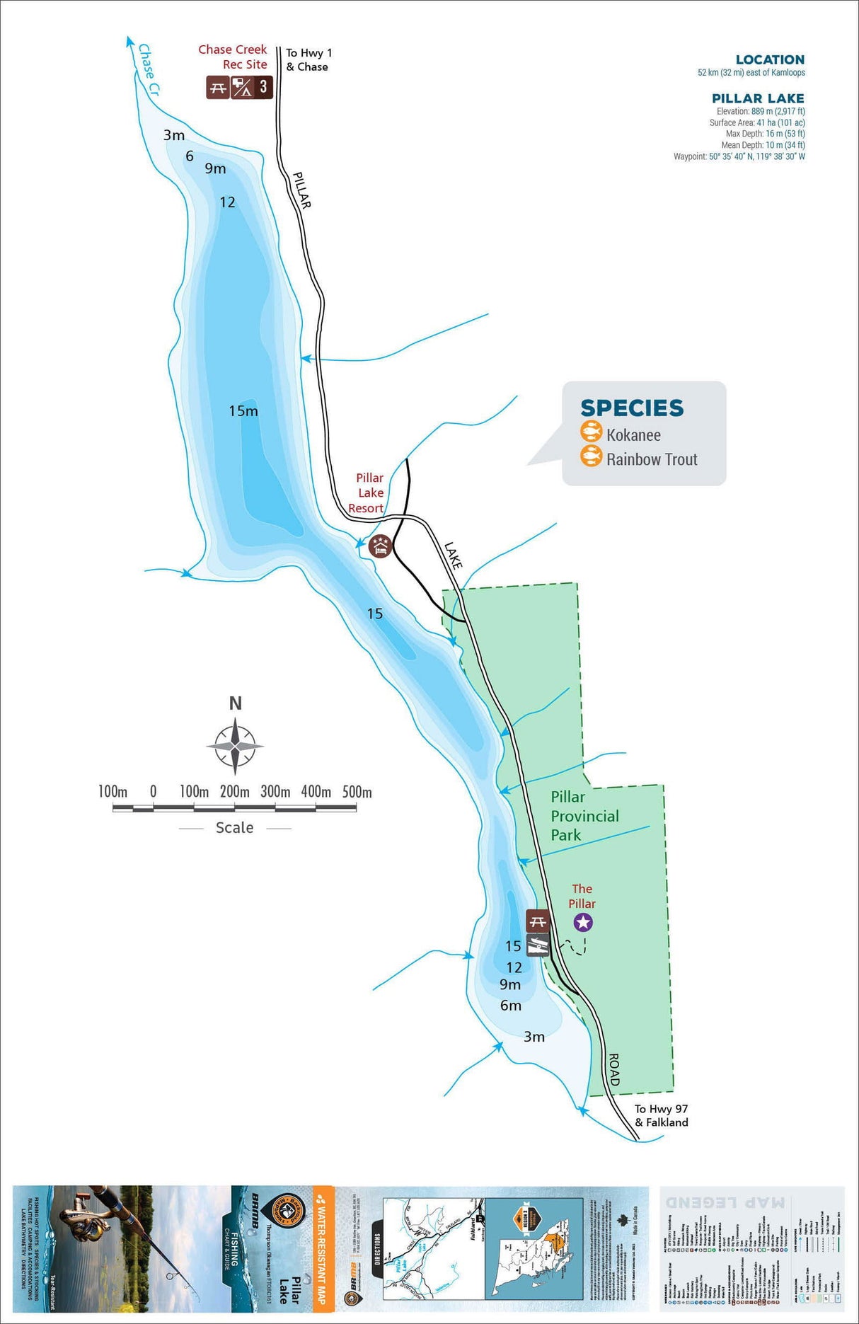FTOBC161 Pillar Lake - Backroad Maps