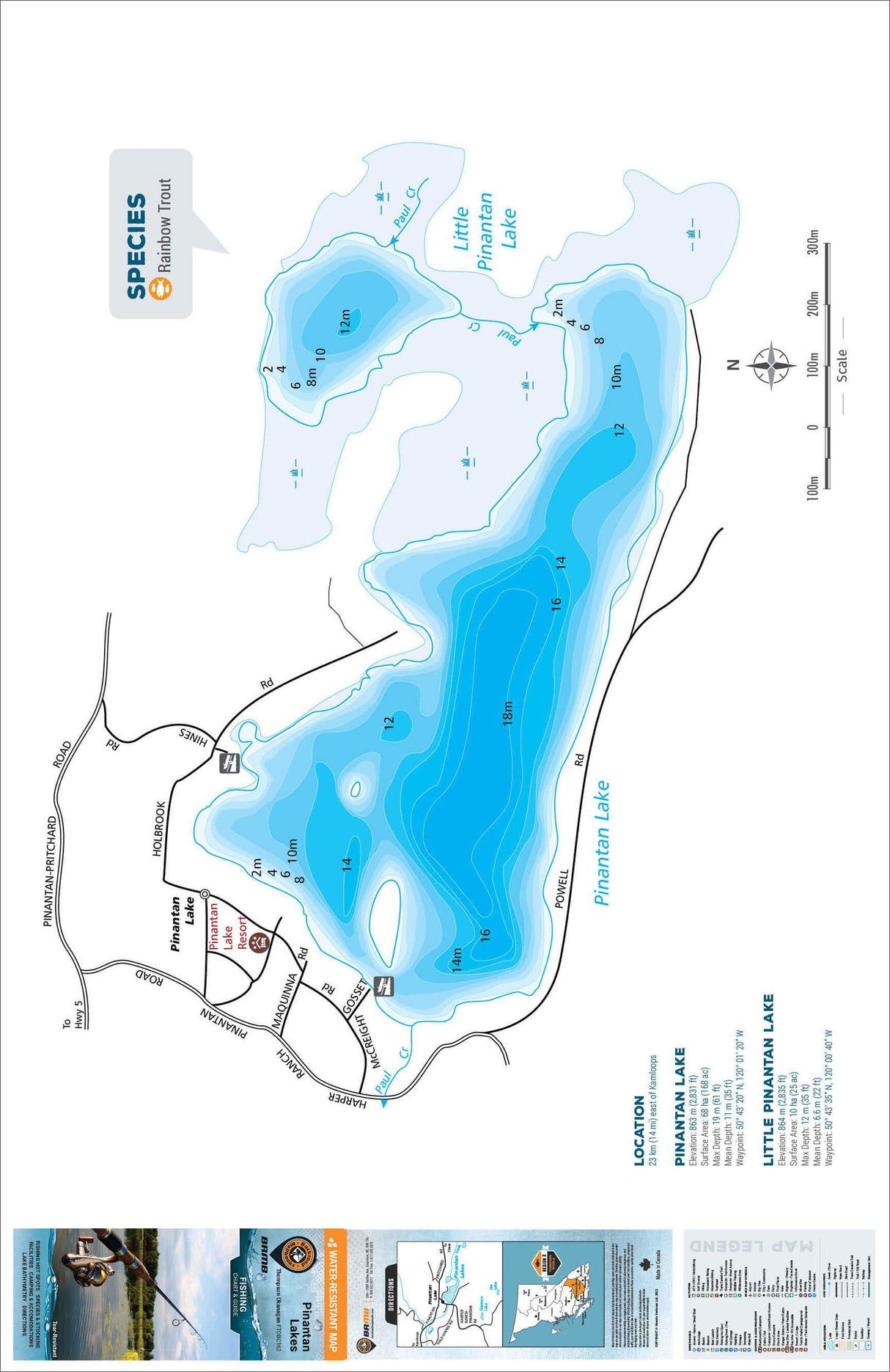 FTOBC162 Pinantan Lakes - Backroad Maps