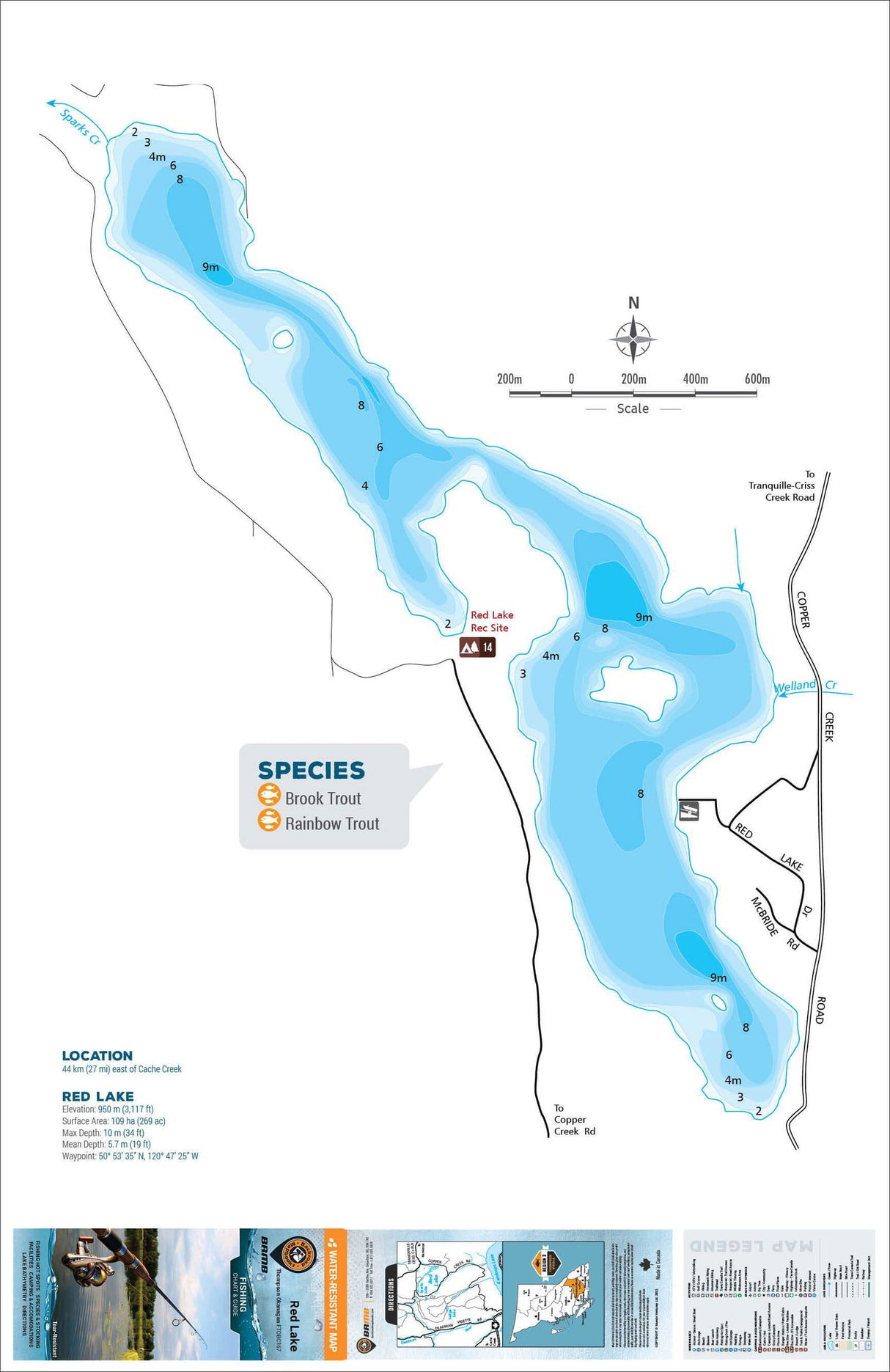 FTOBC167 Red Lake - Backroad Maps
