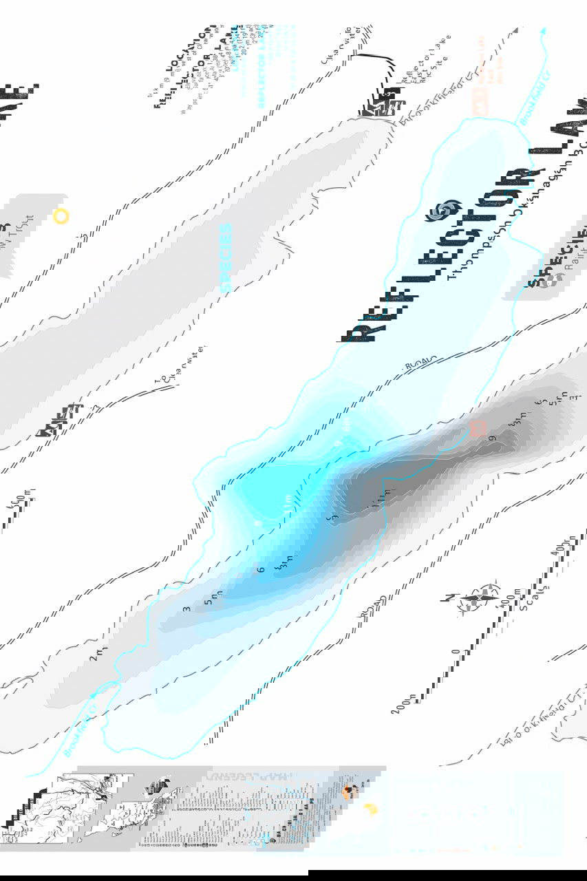 FTOBC169 Ripley Lake - Wall Map - Backroad Maps
