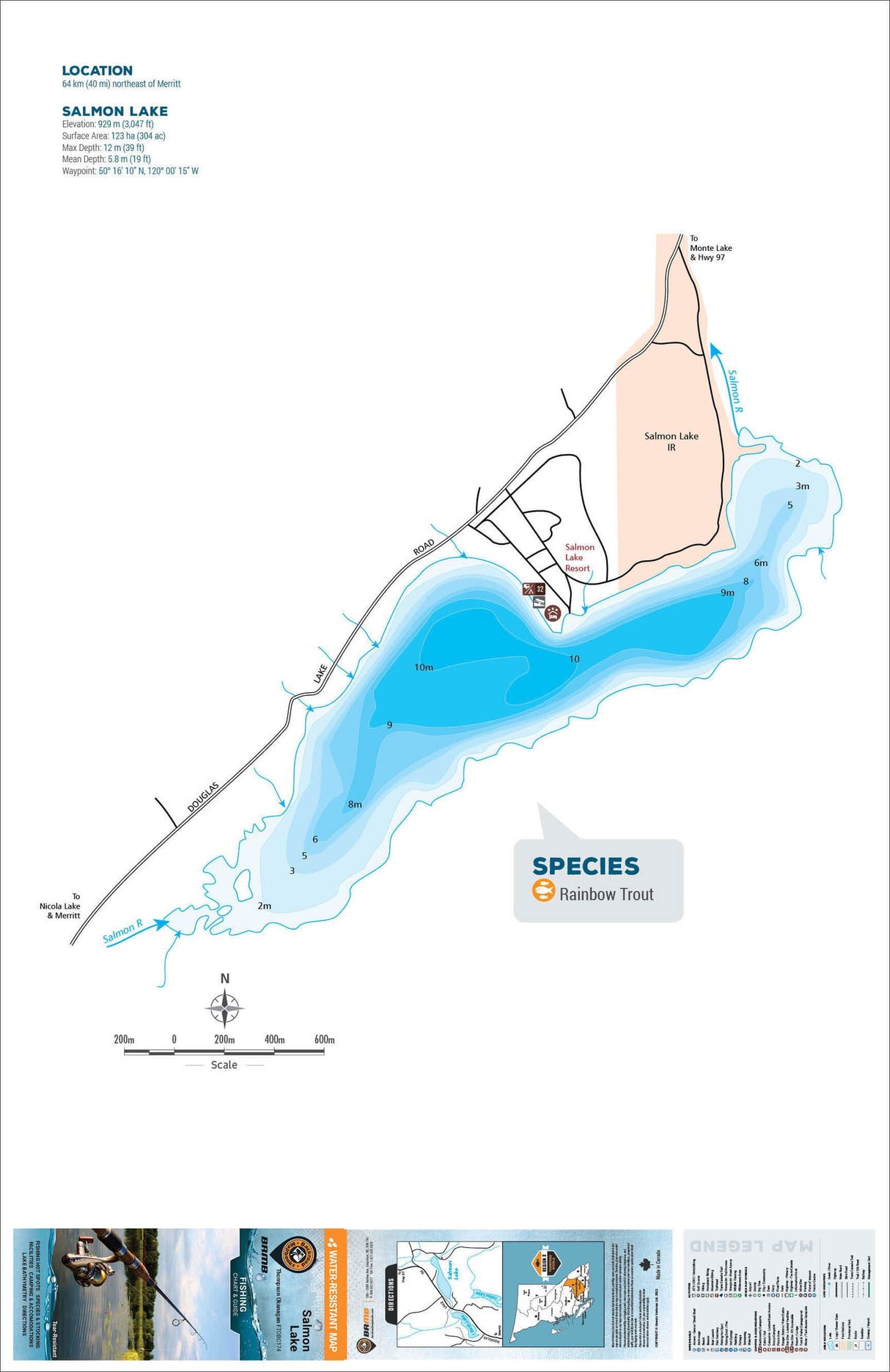 FTOBC174 Salmon Lake - Backroad Maps
