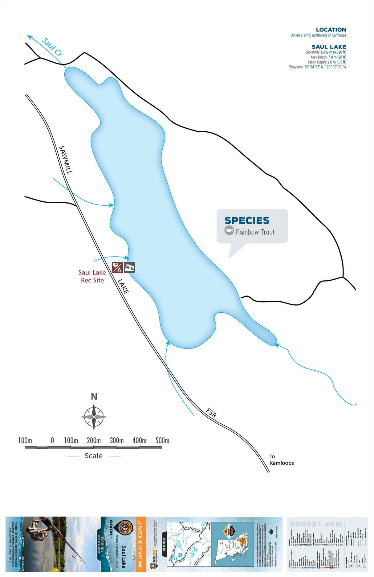 FTOBC176 Saul Lake - Backroad Maps