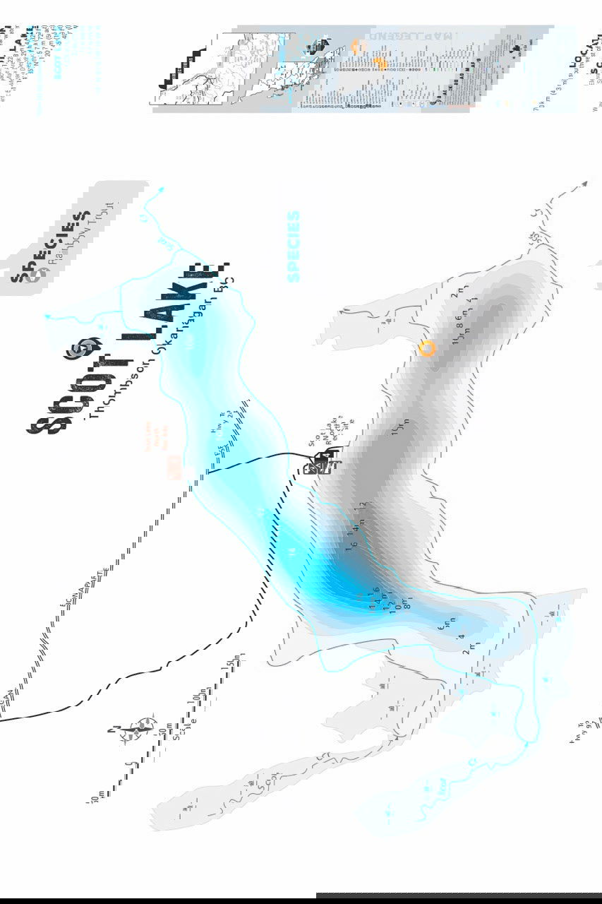 FTOBC177 Scot Lake - Wall Map - Backroad Maps